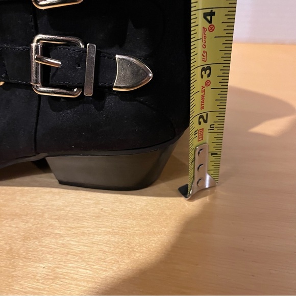 Tildon Women's Sable Ankle Buckle Black Boots Size US 9 - Picture 10 of 10